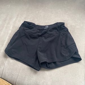 Athleta girls shorts  size 6x with lining inside